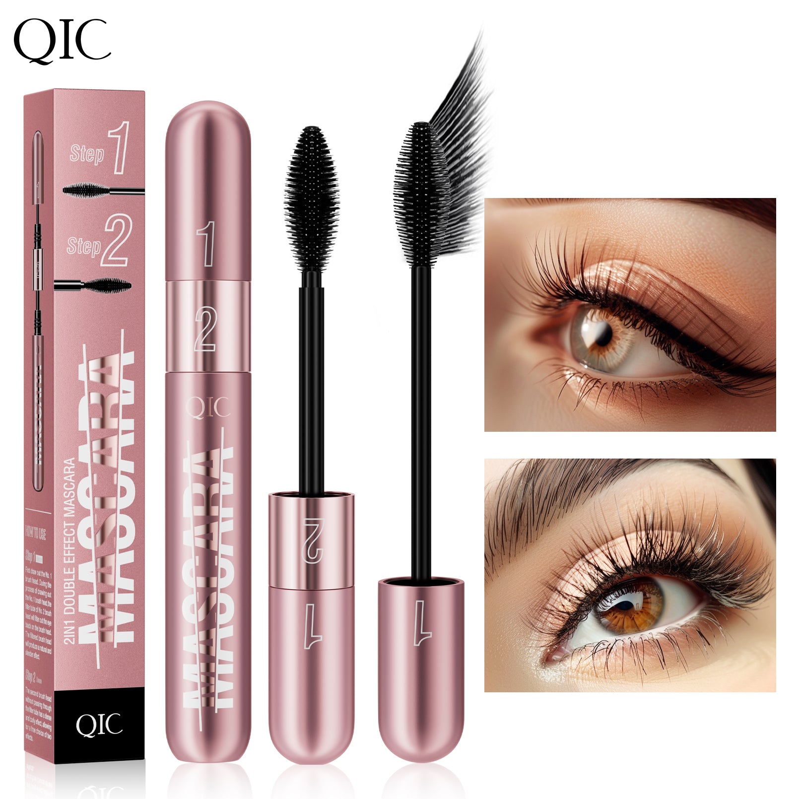 2-in-1 Lash Multiplying Mascara ✨ 24H Oil & Sweat Proof! 💦 Smudge-Proof Lengthening + Curl & Volume 🌟 Clump-Free #LashHack! #WaterproofMascara #VolumeMascara 2-in-1 Lash Multiplying Mascara ✨ 24H Oil & Sweat Proof! 💦 Smudge-Proof Lengthening + Curl & Volume 🌟 Clump-Free #LashHack! #WaterproofMascara #VolumeMascara
